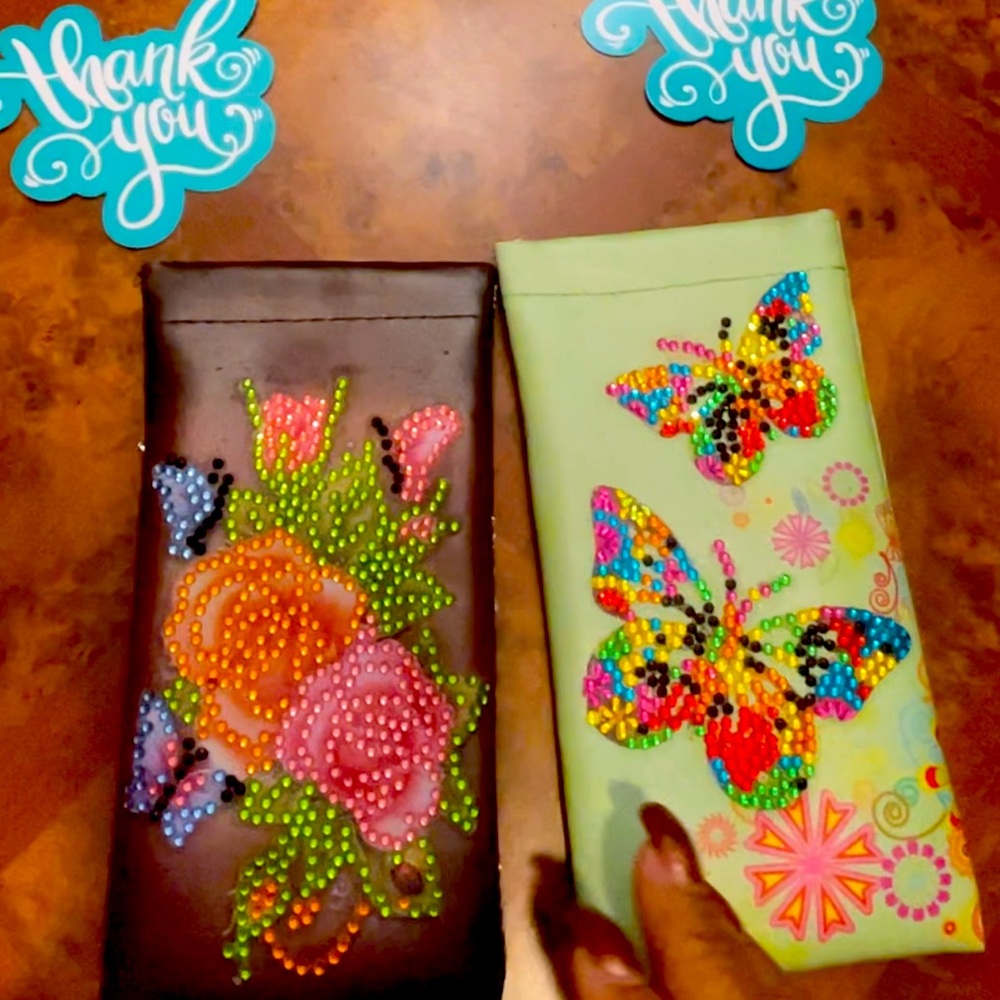 Handmade Gifts faux leather Eyeglass Cases